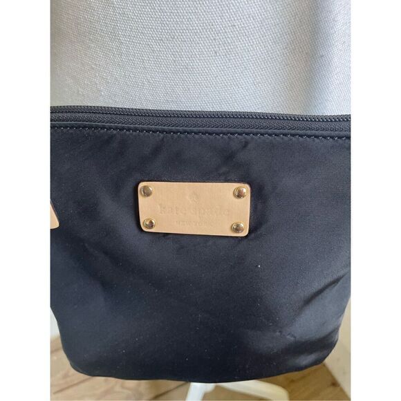 Kate Spade New York Kennedy Park Tess Crossbody Bag Black Nylon Leather - Picture 11 of 12